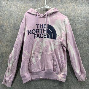 The North Face Sweater Men Small Adult Purple Hooded Pockets Drawstring Outdoors